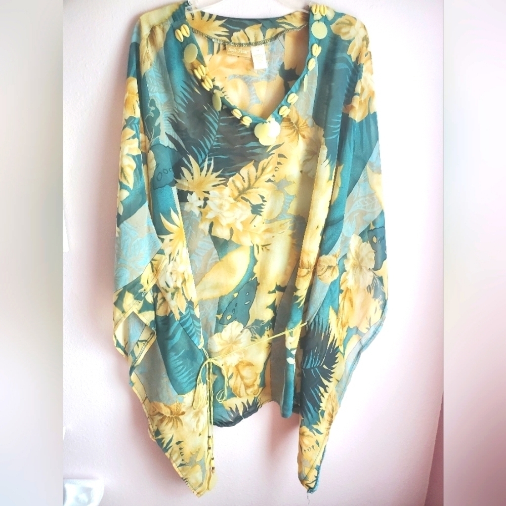 Soft Focus Tunic Cover-up